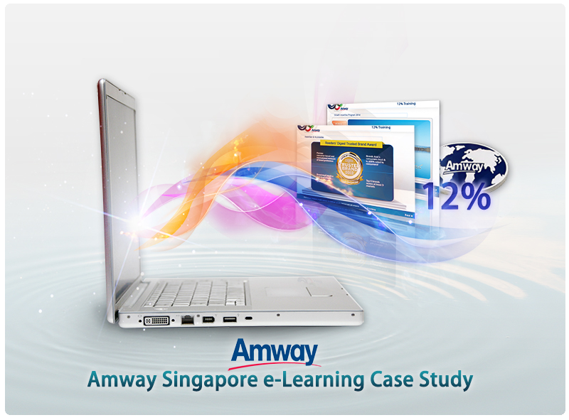 Amway, e-learning, elearning, case study, singapore, appstronic, HTML5, SCORM, Amway Singapore e-learning, online learning, mobile learning,offline learning,12%,12% training