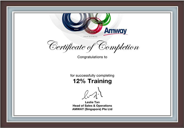 Amway, e-learning, elearning, case study, singapore, appstronic, HTML5, SCORM, Amway Singapore e-learning, online learning, mobile learning,offline learning,12%,12% training