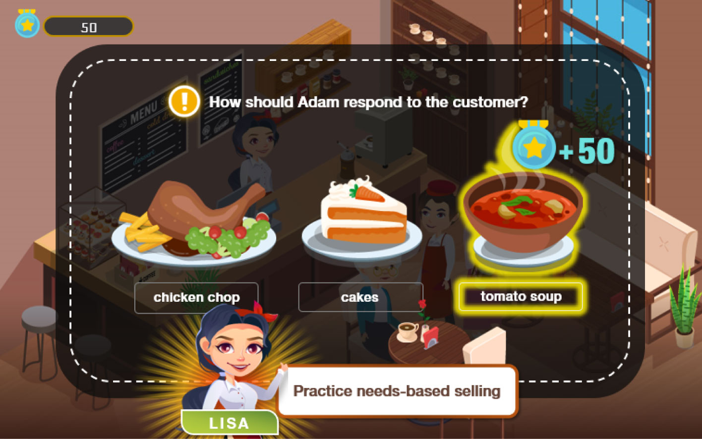 Gamification- customer experience in cafe scenarios