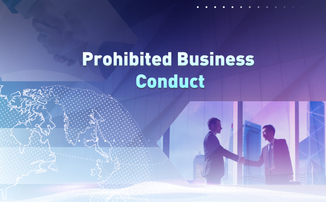 Prohibited Business Conduct